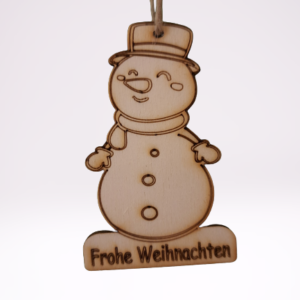 Geschenksanhänge Schneemann